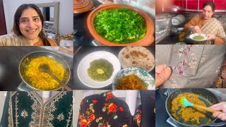 MY SPECIAL PULAO AND DAAL PALAK RECIPE | WINTER WARDROBE PICKS ❤️