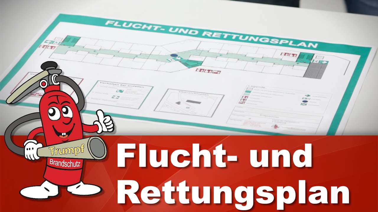 Flucht & Rettungsplan - Fluchtplan Nach DIN ISO 23601 - Eventtechniker.de