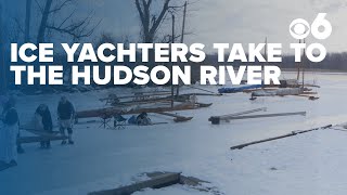 Ice yachters take to the Hudson