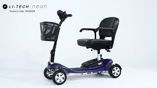 Li-Tech Neon Aluminium Scooter