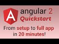 Angular.js 2 Tutorial - Full app in 20 Minutes
