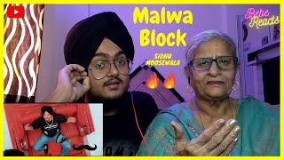 Reaction on Malwa Block | Sidhu Moose Wala | Moosetape | Moody Sardaar |New Song Rexn | Bebe Reacts