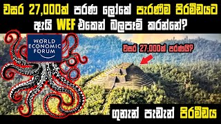 වසර 27,000ක් පරණ ගුනැන් පැඩැන් වලට WEF එකෙන් ඇයි බලපෑම් කරන්නේ? | What`s going on Gunung Padang ?