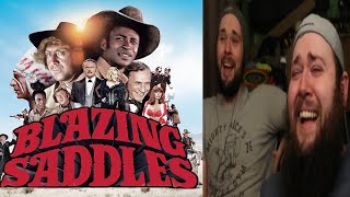 BLAZING SADDLES (1974) TWIN BROTHERS FIRST TIME WATCHING MOVIE REACTION!