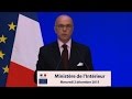 Cazeneuve: Three mosques closed in France since last week