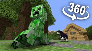 Creeper Life 360° - Minecraft Animation (Mine-Imator VR Video)