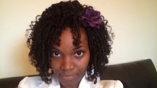 Boba Straw Curls On Natural Hair