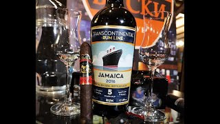 Выпуск №181 - Ром Transcontinental Rum Line Jamaica WP 2016 5y и сигара Partagas Black Label