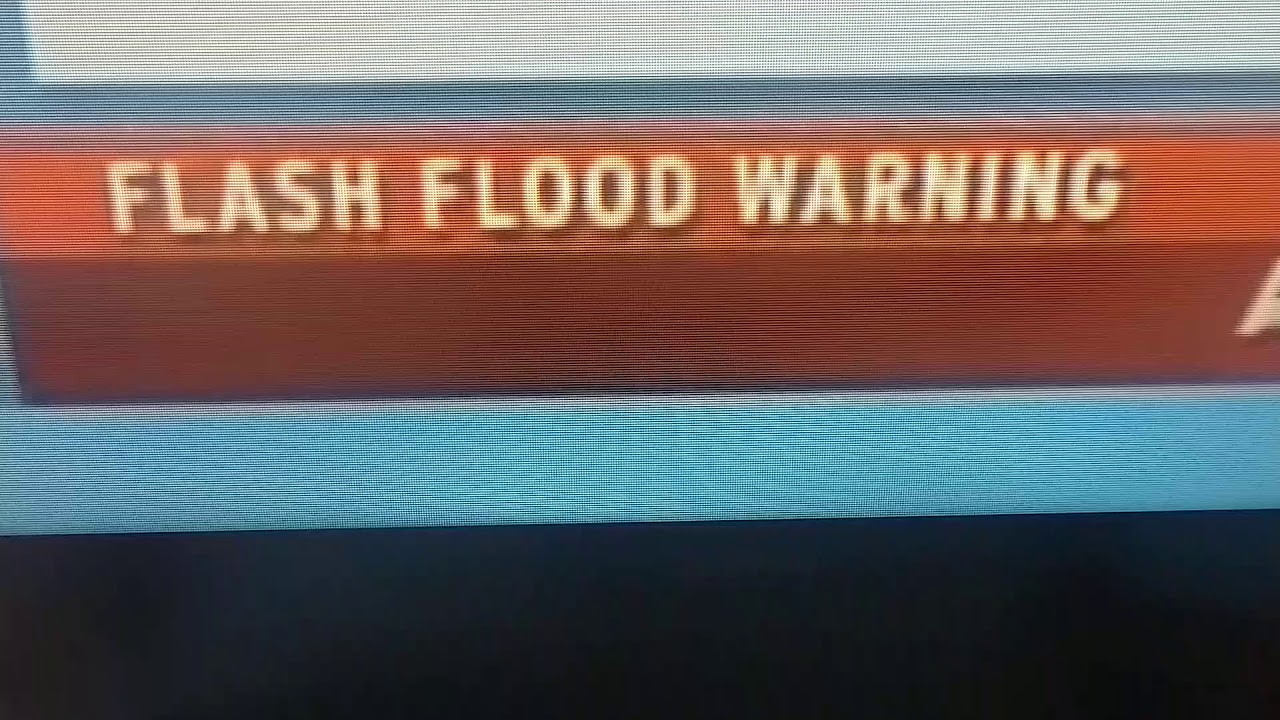 Weatherscan flash flood warning