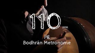 Jig 110 bpm | Bodhrán Metronome | Learn Irish Music