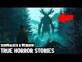 25 TRUE EXTREMELY INSANE SCARY SKINWALKER & CRYPTIDS HORROR STORIES (DOGMAN,SASQUATCH,WENDIGO, RAKE)