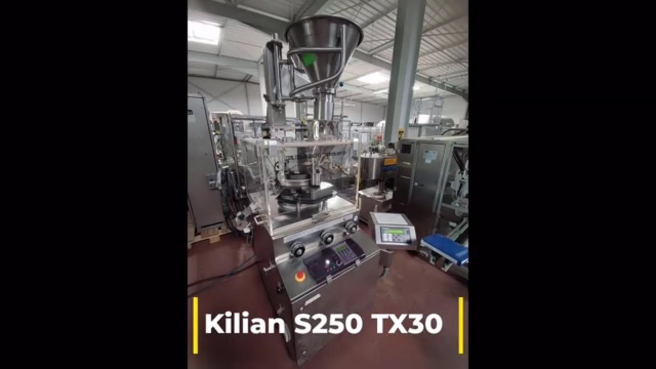 Kilian S250 30 EU-B Tablet Press - YouTube