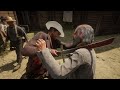 Red Dead Redemption 2 - Knife/Sword Fights - Brutal Kills - Euphoria Ragdoll Physics Gameplay - RDR2