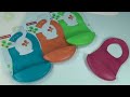 baby bib with pocket tescoma bambini butterflies