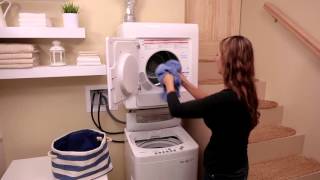 Loading the Dryer - Haier HLP141E Electric Vented Tumble Dryer