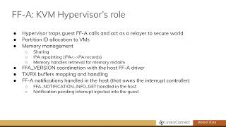 MAD24 309 Enabling the FF A software standard for KVM Virtual Machines