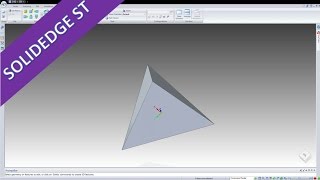 8.5 Tetraeder Drafted - SolidEdge ST 7 Training - Draft