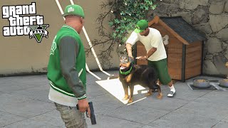 LAMAR KIDNAPS CHOP FROM FRANKLIN IN GTA 5!!! (GTA 5 Mods)