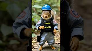 Rescuers Squirrels in the burning forest part 3