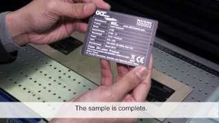 GCC LaserPro---Engraving Product Label