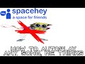 How to autoplay ANY song on your SpaceHey Profile! (No Requests/Simple Script)