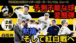 掛布雅之の阪神タイガース愛・目・そしてAIニュース 2025年2月7日(金)⚾今週の春キャンプ 予測不能な球・変態弾・赤星塾　黙祷　そしていよいよ紅白戦