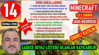 14. Minecraft CANLI YAYINI SINIRLI KATILIM MODEL EV YAPIMI