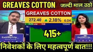 greaves cotton share latest news,greaves cotton share buy sell hold, greaves cotton share target EP5