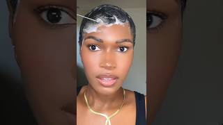 How I mold my pixie 💇🏾‍♀️ #pixiehaircut #pixie #hairstyle