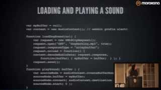 Making the Web Rock: The Web Audio API