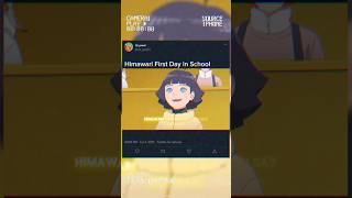 Himawari First Day in School #himawari #naruto #boruto #kawasaki #dragonball #akiratoriyama