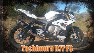 2015 BMW S1000R Yoshimura Full Carbon Exhaust + Sound test