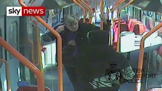 Man stabbed '18 times in 25 seconds' on train