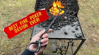 How to make the world’s best fire poker!  Blacksmith ASMR