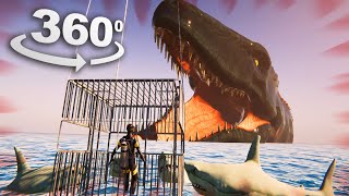 360° VR Jurassic World the sea monster