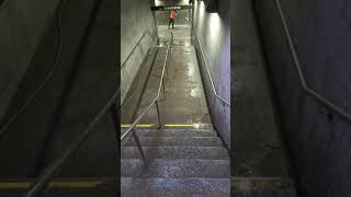 🔊 Volume warning ⚠️ Graffiti removal in the Montreal Metro: Bonaventure