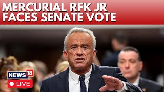 LIVE: RFK Jr Kennedy Confirmation Hearing | Senate Vote On RFK Jr Kennedy As Health Secretary | N18G