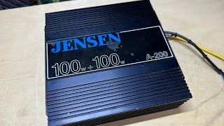 Jensen A-200 Overview and Amp Dyno