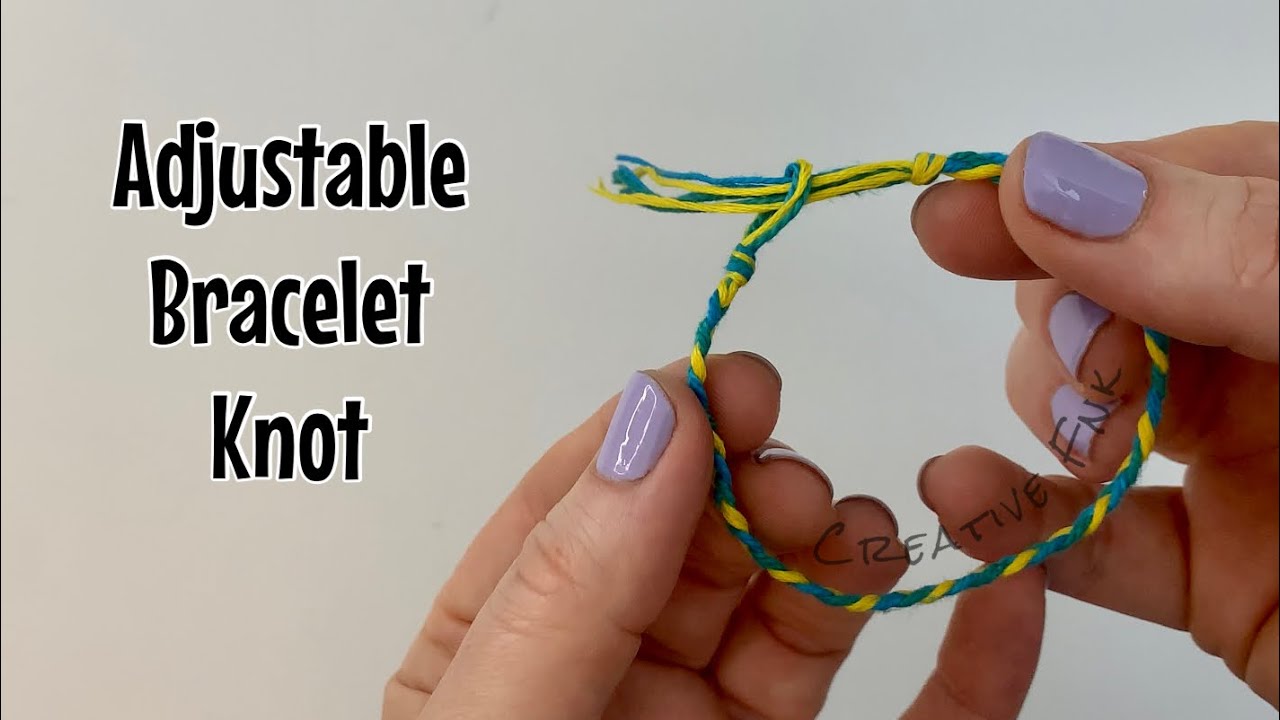 How To Tie A Bracelet With An Adjustable Knot Detroit Chinatown