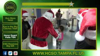 Inside HCSO Quick Hit - Honor Guard Visit Kids at TGH