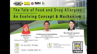 IMR-SEAMEO 2021 Webinar:  The Tale of Food and Drug Allergies: An Evolving Concept \u0026 Mechanism