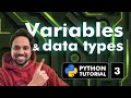 3. Python Tutorial for Beginners | Variables and Data Types