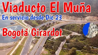 Puente viaducto del Muña Ya está en servicio Tercer carril Bogotá Girardot