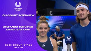 Sakkari/Tsitsipas On-Court Interview | United Cup 2023 Group A