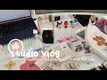 ✿ STUDIO VLOG 16: Organize, upgrade, room tour + journaling ft. Phomemo label printer and Journalsay