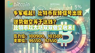 2.21#btc  比特币日內行情分析—多军崛起，比特币反转信号出现 | 铁粉做空双双收米！ | 视频末尾回应一些粉丝问题