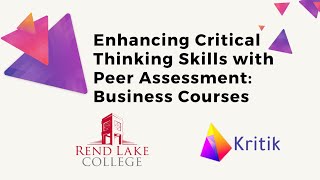 Enhancing Critical Thinking Skills with Peer Assessment: Business | Kritik Workshop with Prof. Jornd