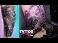 ANGEL PORTRAIT⚡Tattoo Time Lapse by Tattoo Artist Electric Linda