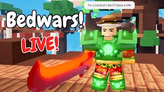 🔴LIVE Roblox Bedwars Customs with Viewers!!