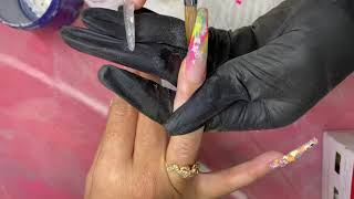 In Miami Getting My Nails Done by @nailgawdstudios